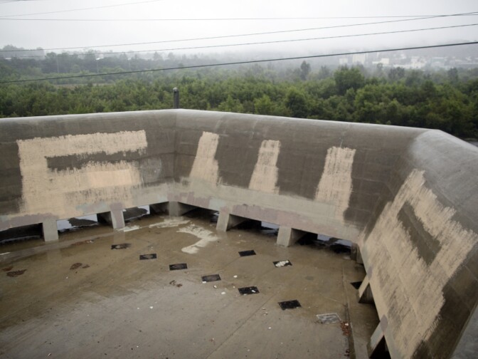 Devil's Gate Dam in Pasadena is more than half full. Its capacity to hold water and debris in a major storm is limited. Hundreds of homes along the Arroyo Seco Channel are at risk of flooding.