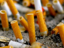 Cigarette butts