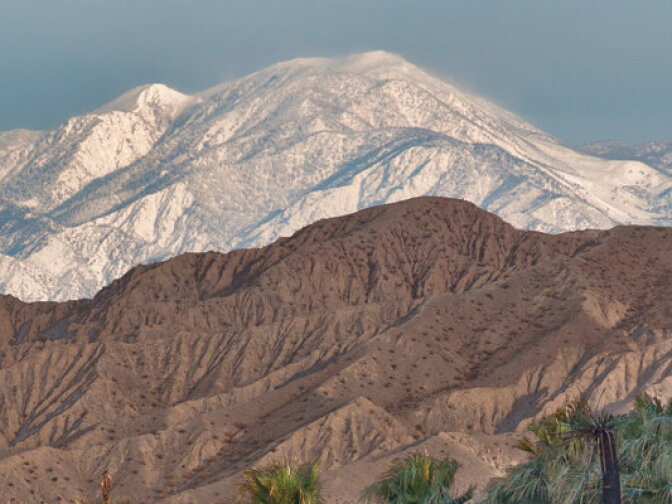 The Sand to Snow National Monument boasts the region's tallest alpine mountain.
