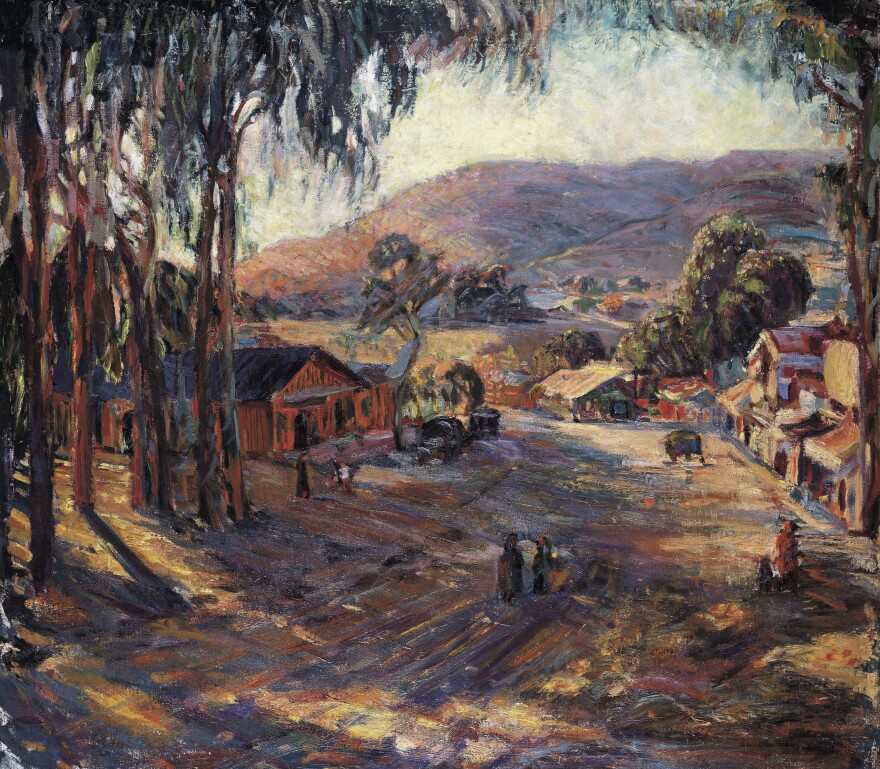 Joseph Kleitsch, Laguna Road II, c. 1929–30. Oil on canvas, 36 x 40 inches. Private Collection
