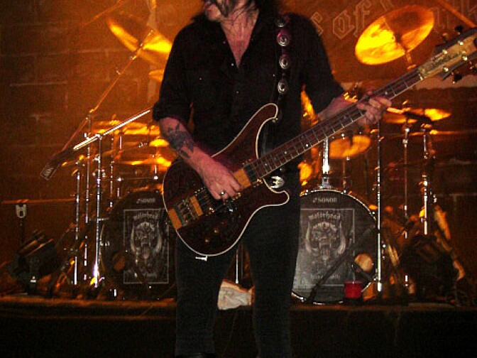 File photo: Motorhead frontman Ian "Lemmy" Kilmister's outsized persona made him a hero for generations of hard-rockers and metal-heads.