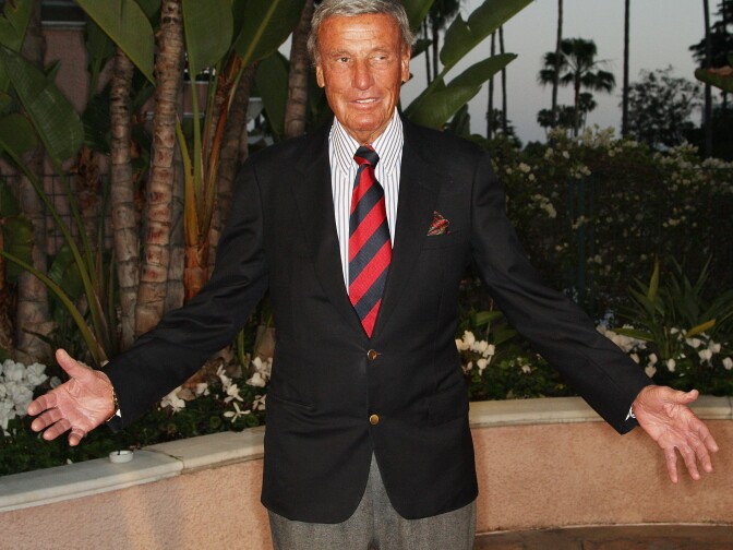 Actor  Richard Anderson attends the Smiles from the Stars: A Tribute to the Life and Work of actor Roy Scheider at the Beverly Hills Hotel on April 4, 2009.