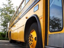 A Los Angeles Unified School District bus.