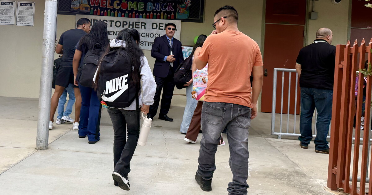 First day attendance was strong at Boyle Heights schools, even as fire clean-up questions remain