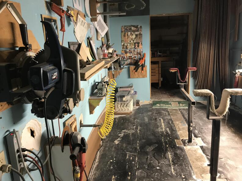 Harbour's workshop.