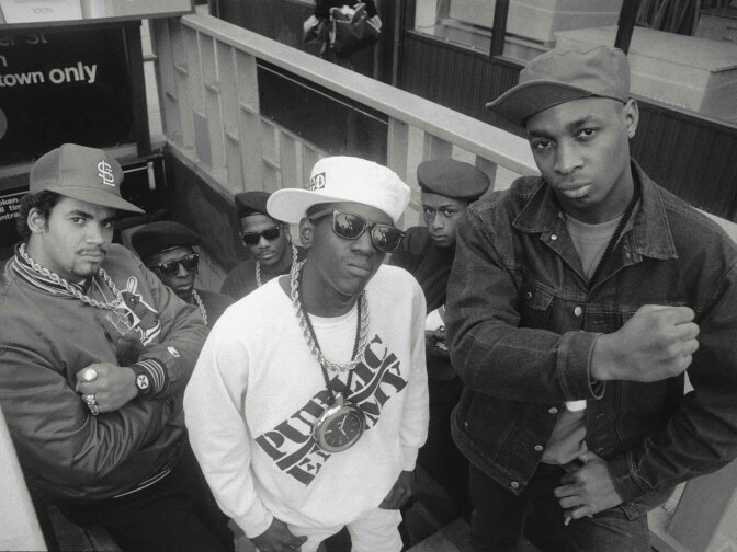 Public Enemy in New York City in 1987.