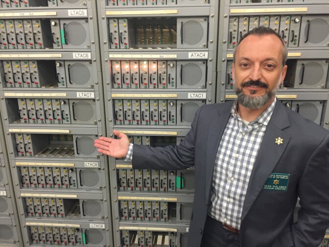 Dean Gialamas has been spearheading efforts by LA County Sheriff Jim McDonnell to convince the Board of Supervisors to support digital updates that could eventually cost in the vicinity of $100 million.
Gialamas directs the sheriff's technology and support division.


nvest in new technology. 