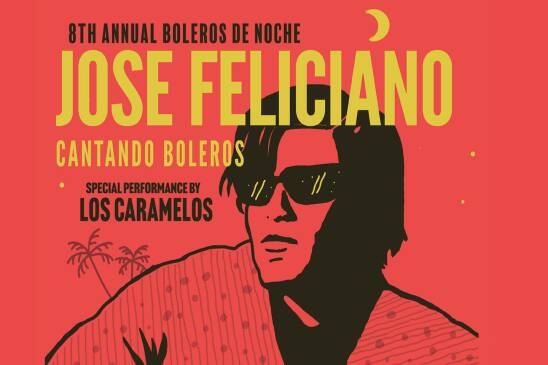 Red flyer of Jose Feliciano 