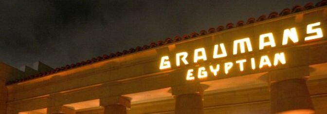 Grauman's Egyptian Theatre in Hollywood. 