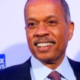 Former NPR analyst Juan Williams poses on the red carpet upon arrival at a salute to FOX News Channel's Brit Hume in Washington, DC.