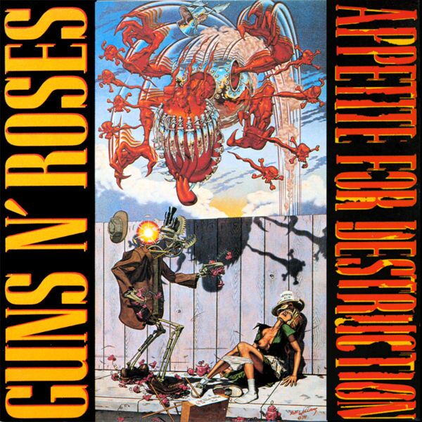 Robert Williams painting that was supposed to be used for the cover of Guns 'N Roses "Appetite for Destruction" album, but it was considered too vulgar. 