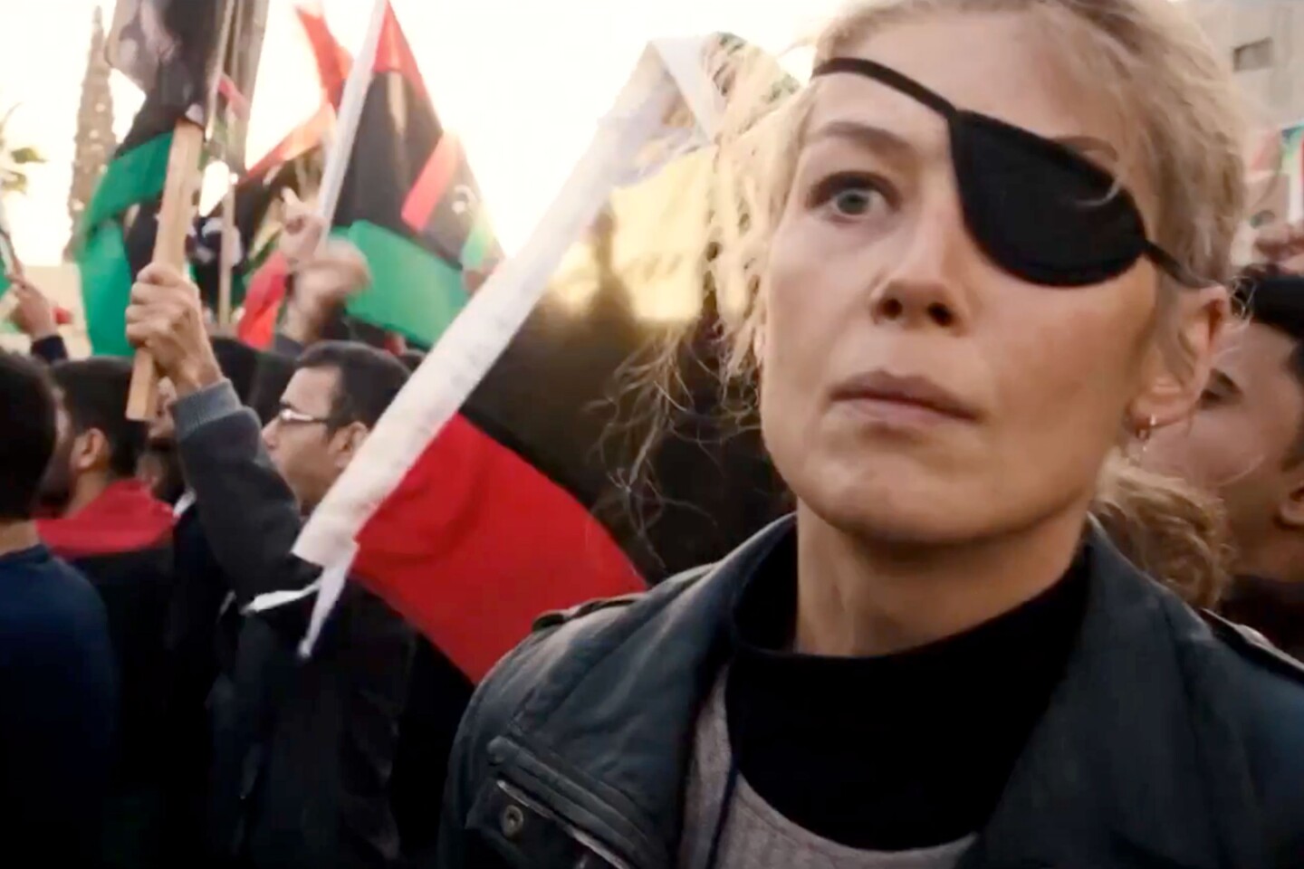 Rosamund Pike plays war correspondent Marie Colvin in "A Private War."