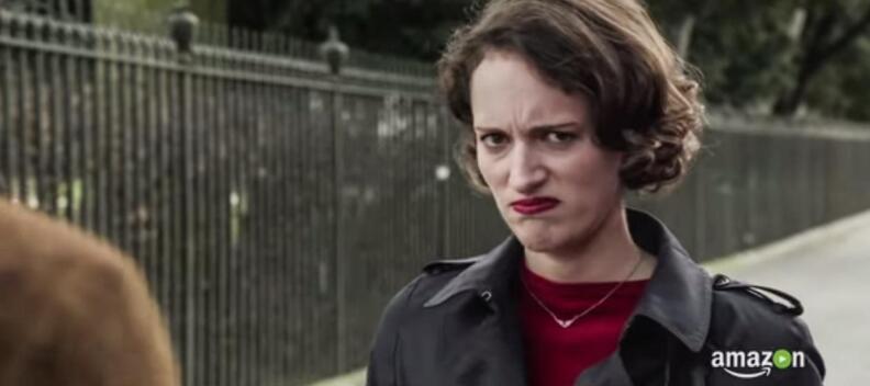 Still image of the BBC show, Fleabag starring Phoebe Waller-Bridge. 