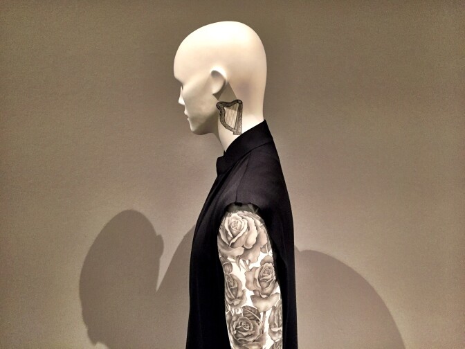 Fashion by Ahmed Adbelrahman from the Fall/Winter 2012-13 Thamanyah collection; tattoo by Mark Mahoney.