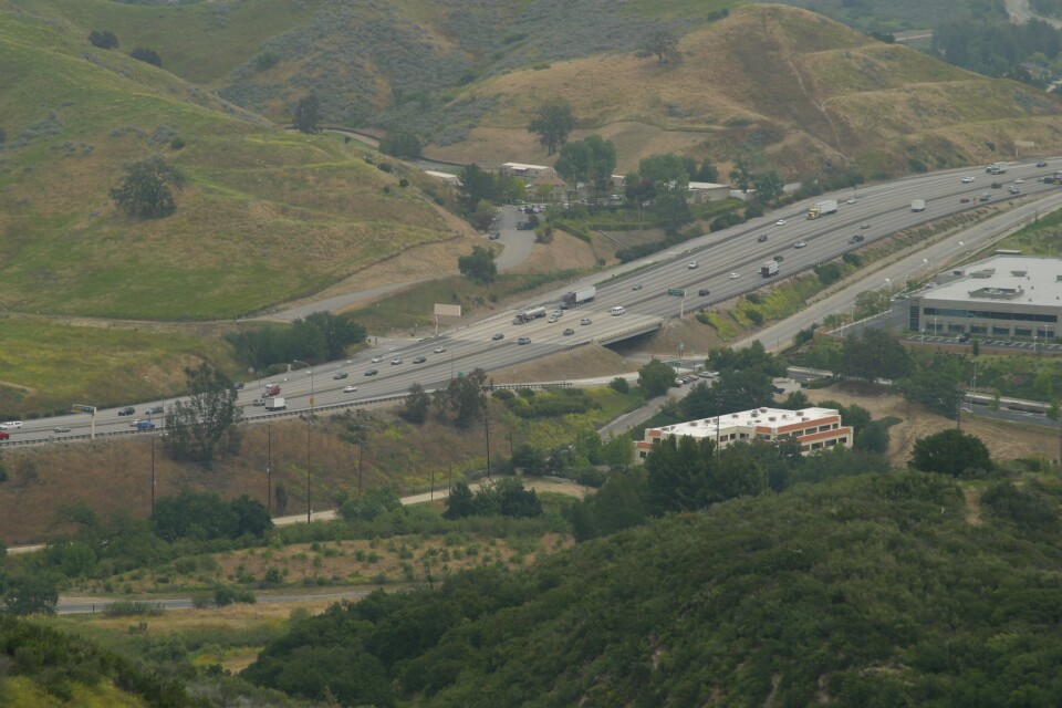 The area surrounding the Liberty Canyon exit on the 101 Freeway is an ideal location for a wildlife crossing because it has natural habitat on both sides of the freeway and connects to vast areas of open space. 