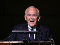 Founding Chairman Henry Segerstrom at the Orange County Perfroming Arts Center's renaming ceremony to Segerstrom Center for the Arts. 