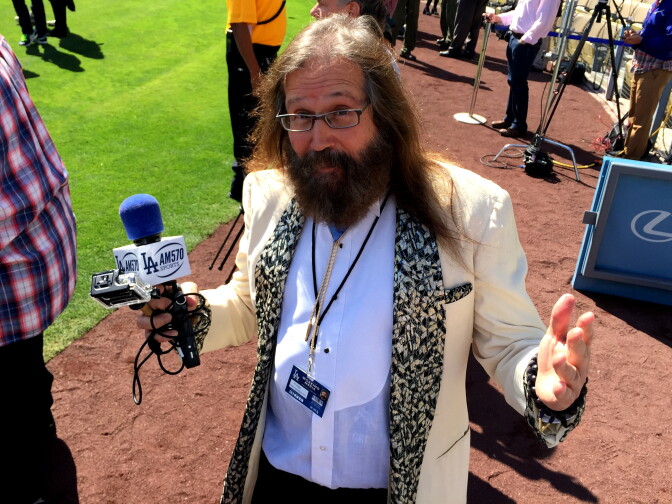 No sartorial slouch, Vic "The Brick" Jacobs goes for a different vibe.