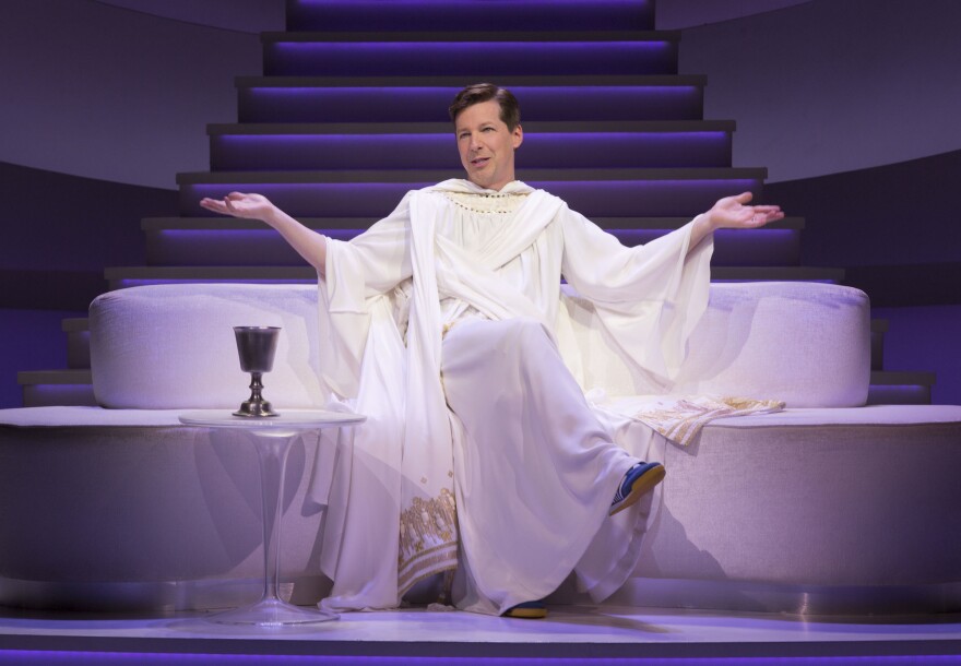 Sean Hayes as God in “An Act of God,” written by God, transcribed by David Javerbaum and directed by Joe Mantello. “An Act of God” is now playing at the Center Theatre Group/Ahmanson Theatre through March 13, 2016. Tickets are available at CenterTheatreGroup.org or by calling (213) 972-4400.
Contact: CTG Media and Communications / (213) 972-7376 / CTGMedia@ctgla.org
Photo Credit: Jim Cox