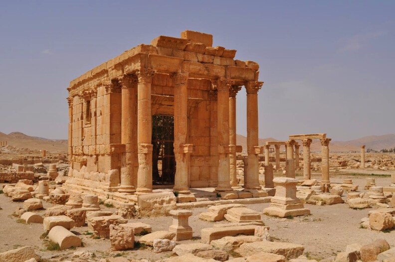 Image of the Baal Shamin temple - before it was destroyed