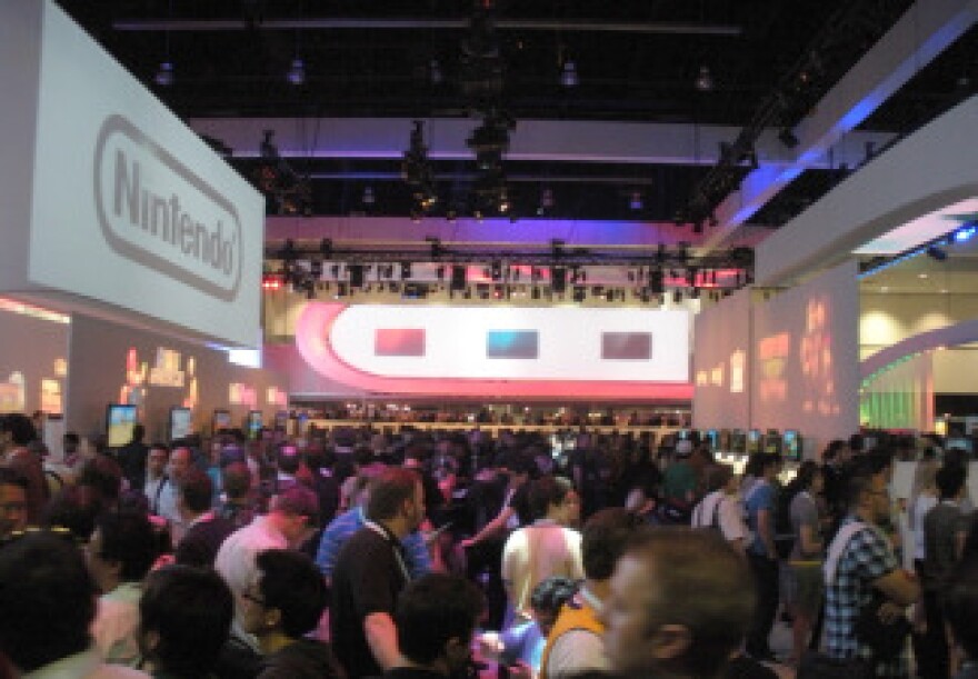 The crowd at the Electronic Entertainment Expo at the Los Angeles Convention Center, June 15, 2010.