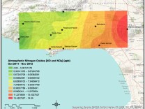 Nitrogen levels increase along with proximity to Los Angeles. Researchers at UC Riverside, the National Parks Service and the U.S. Forest Service are studying how high levels of nitrogen are affecting plant diversity in the Santa Monica Mountains.