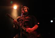 Eddie Solis of hardcore punk power duo It’s Casual performing at the Viper Room in Los Angeles. 