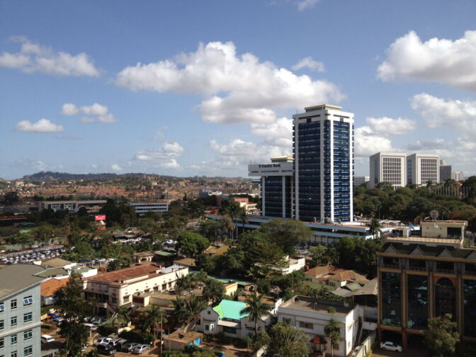 Many of the new buildings in Kampala are built with favorable loans from China or with Chinese companies winning low bid contracts. 