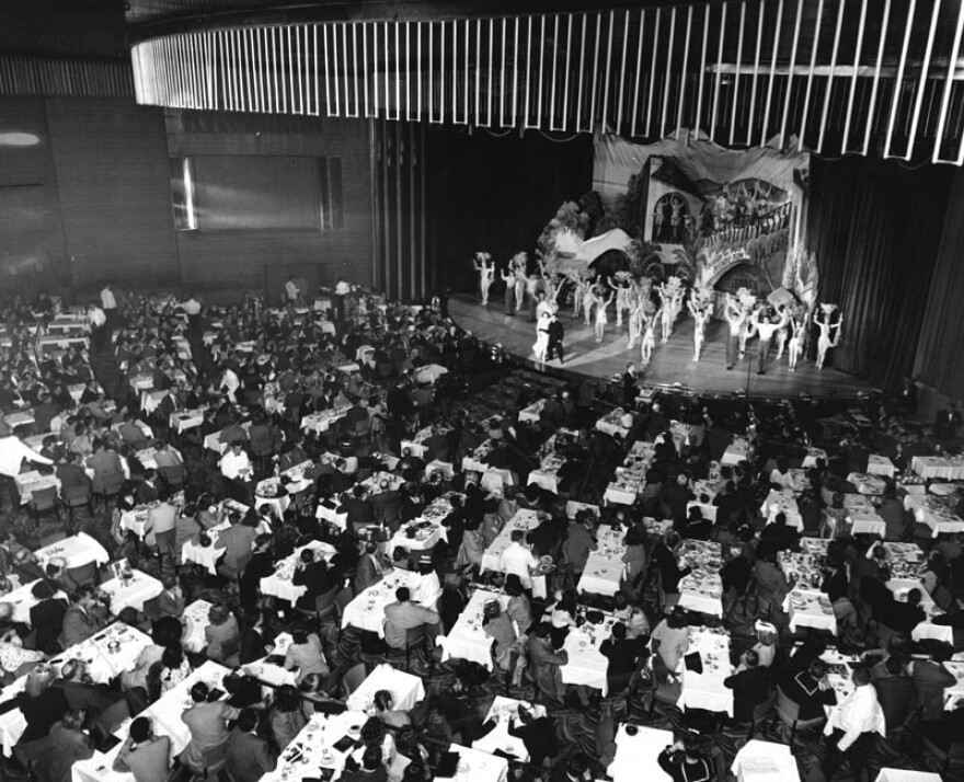 A show at the Earl Carroll Theatre in 1949.