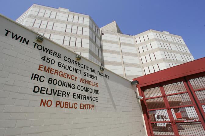 The Twin Towers Correctional Facility in Los Angeles