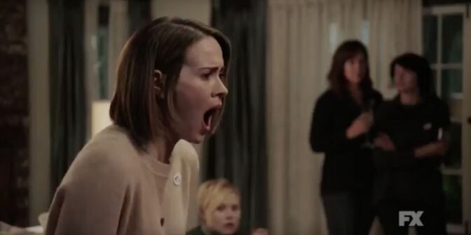 Sarah Paulson plays a woman who loses her ming after the election of Donald Trump on "American Horror Story: Cult."