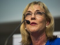 Kathryn Barger speaks during a forum on children's issues on Tuesday, May 10, 2016 for candidates vying for the fifth district seat on the Los Angeles County Board of Supervisors. The event was put on by Fostering Media Connections at Pasadena City College.