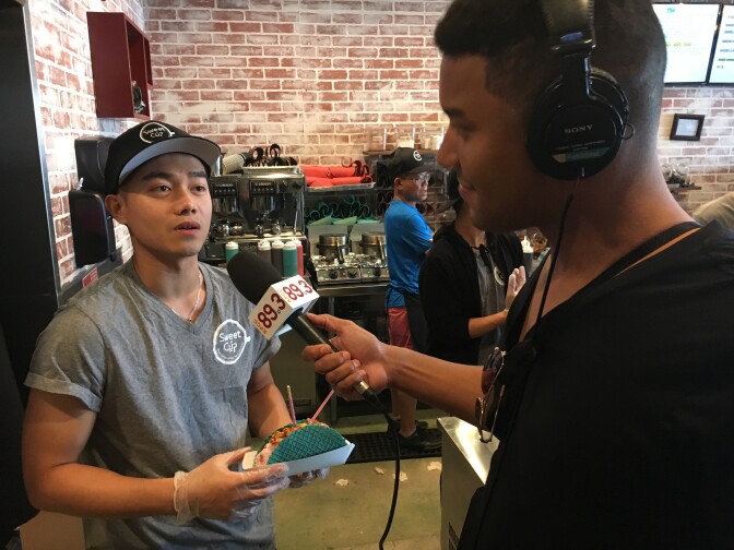 KPCC's Austin Cross interviews Kenny Tran