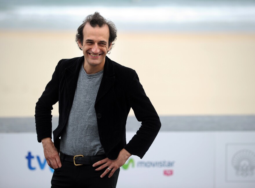 Canadian actor Martin Dubreuil poses during a photocall after the screening of his film 'Felix and Meira' during the 62nd San Sebastian Film Festival on September 24, 2014 in the northern Spanish Basque city of San Sebastian.