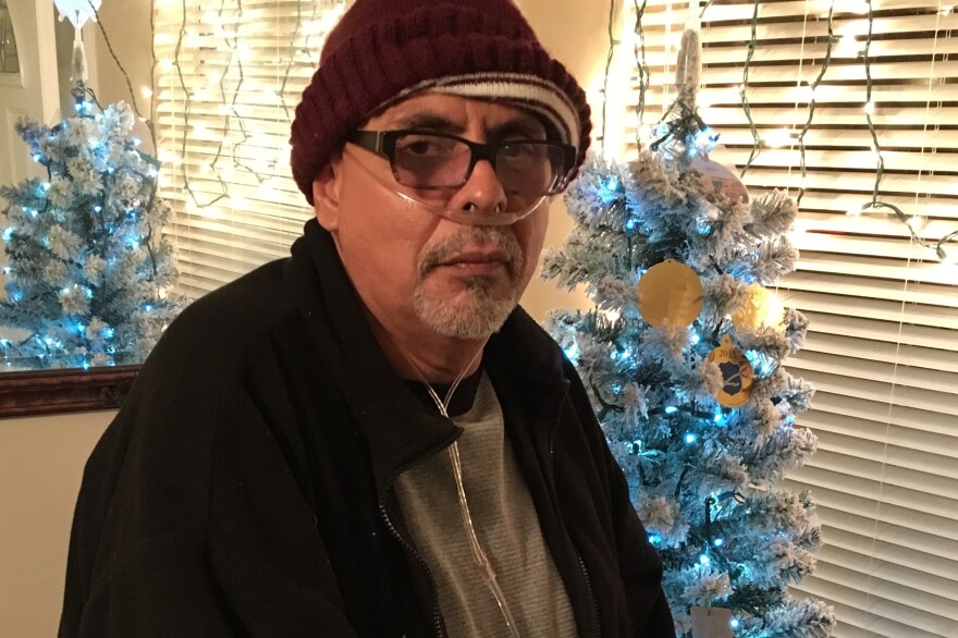 Michael Alva at home in Paramount.