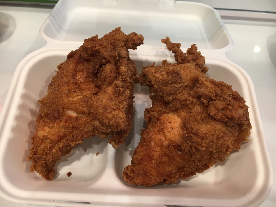 Astro's fried chicken breasts