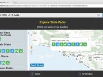 A screenshot of CaliParks.org