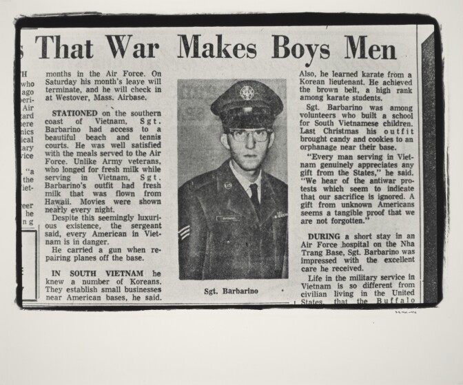 Daily Photographs, 1969-1970; Donald R. Blumberg (American, born 1935); United States; 1969 - 1970; Gelatin silver print; 38.7 × 55.9 cm (15 1/4 × 22 in.); 2009.4.3