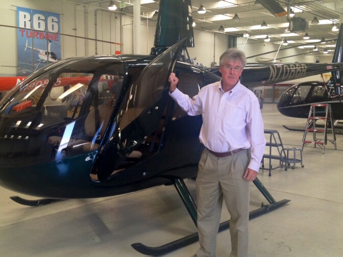 Kurt Robinson is the president of Robinson Helicopter Company, the largest helicopter operator at Torrance Airport. Last year, the company produced 517 helicopters. All of them must be test flown in the Torrance area before being shipped off to mostly foreign buyers.