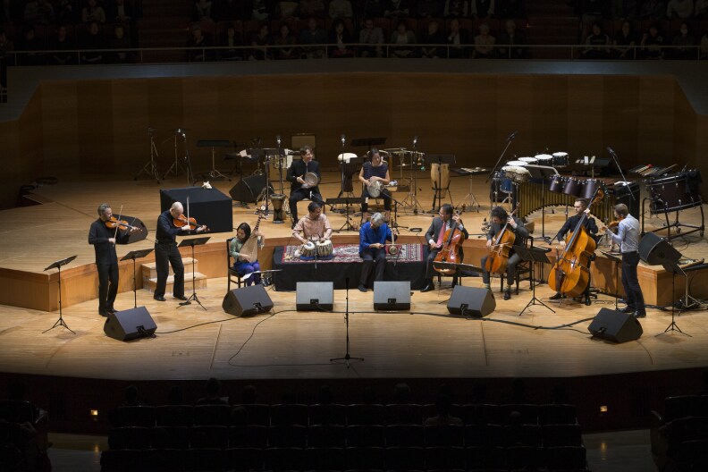 The Silk Road Ensemble with Yo-Yo Ma following a performance in Tokyo in 2014 @ Takenao Anzawa (PRNewsFoto/Silkroad)