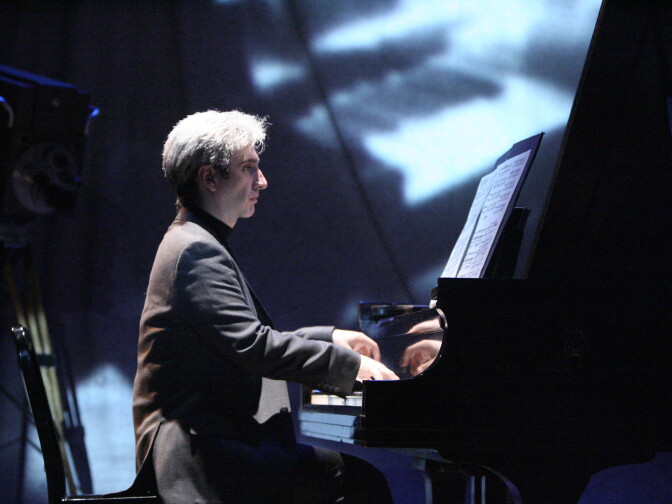 Hershey Felder in 'Maestro: The Art of Leonard Bernstein' at the Geffen Playhouse.