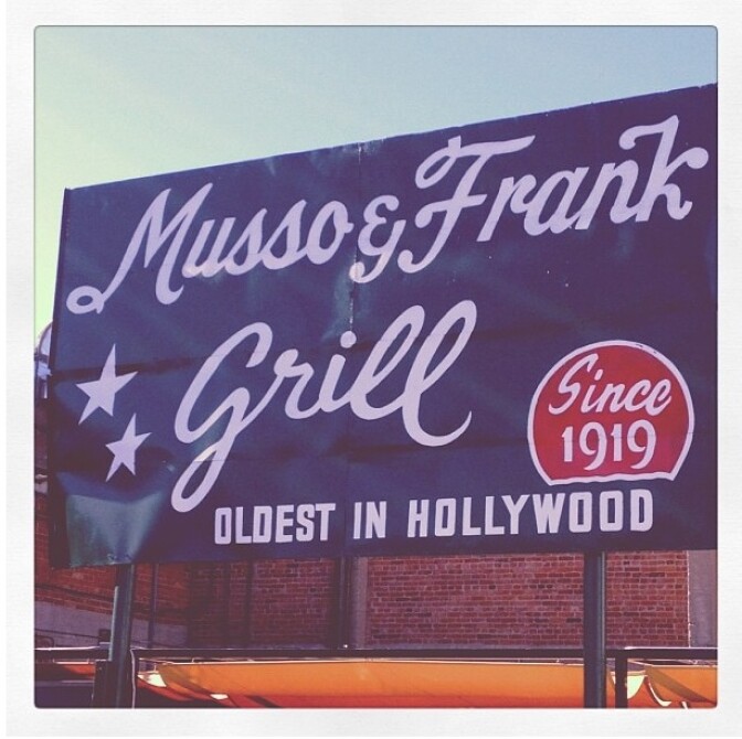 Musso & Frank Grill, Hollywood
