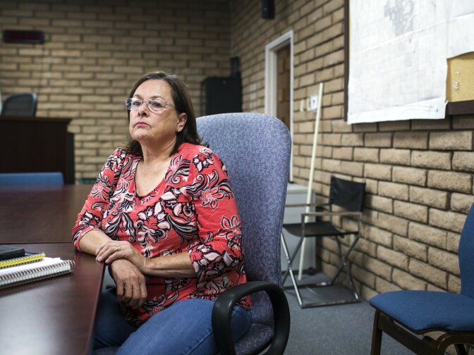 Mayor Jennifer Wood has lived in California city for more than 25 years. Wood says the city's water line breaks are the reason why California City never met the state’s mandatory water conservation targets.