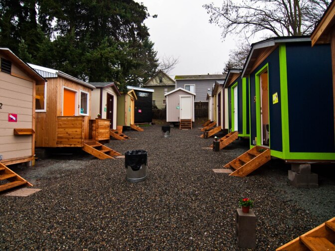 One of Seattle's tiny house villages