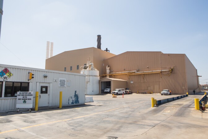 State officials shut down operations at Exide Technologies in Vernon, Calif. in April due to toxic air pollution that may pose health risks to members of the surrounding community. The plant is now open again.