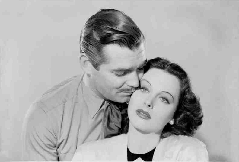 A publicity still from from Boom Town (1940), starring Hedy Lamarr and Clark Gable. 