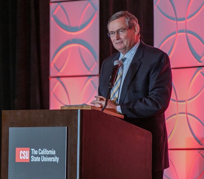 Cal State University Chancellor Timothy P. White announced on Oct. 22, 2019 that he will retire in 2020.