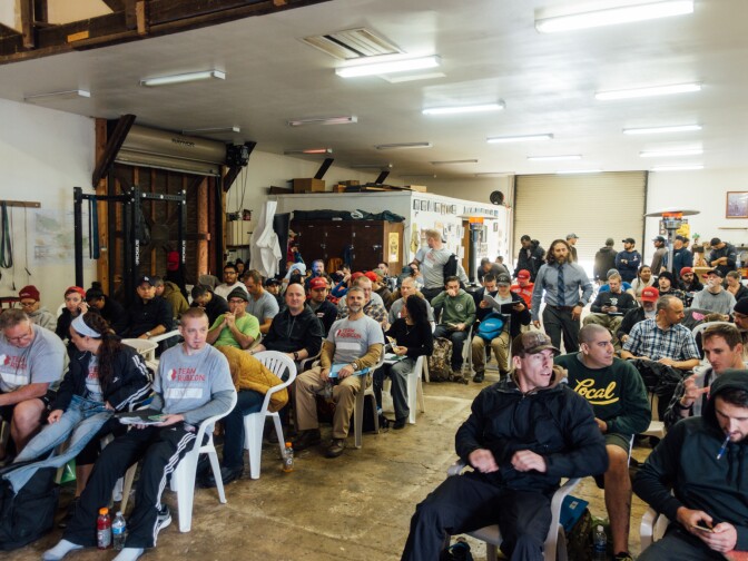 The Team Rubicon and Bureau of Land Management rookie class settles in for wildland firefighting 101. Successful graduates will get their 'red card' certification to respond to wildfires and be paid as a firefighter.