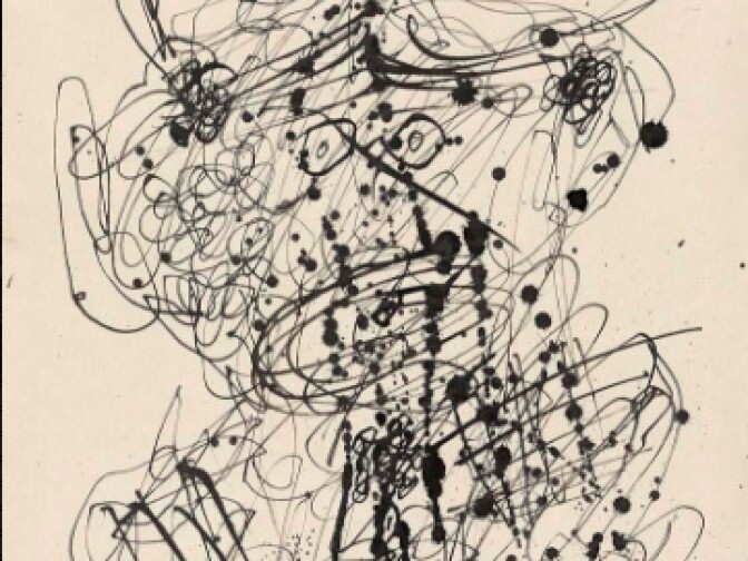 Jean Dubuffet,  Corps de dame (Lady's Body), June–December 1950.  