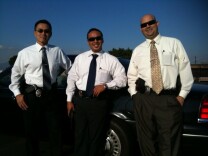 LAPD Homicide Detective Young Mun with officers John Ferreria and George Gutierrez, who are training to be detectives.