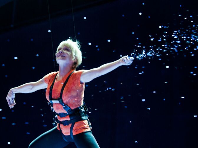 Rigby has played Peter Pan since the 1980s,  performing more than 3,000 times. The production has won two Emmys, and has been nominated twice for a Tony award.